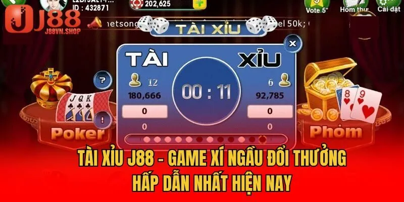 Tài Xỉu J88 - Game Xí Ngầu Đổi Thưởng Hấp Dẫn Nhất Hiện Nay
